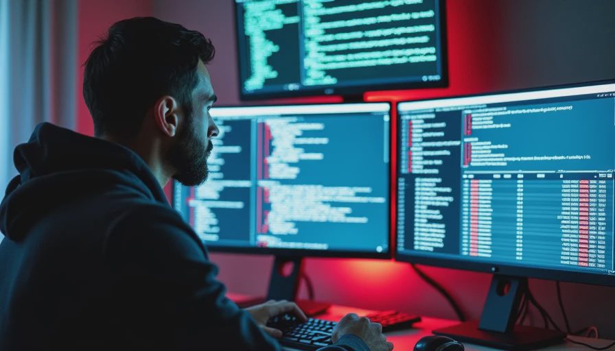 An engineer reviewing network configuration and security monitoring settings for a local server endpoint.